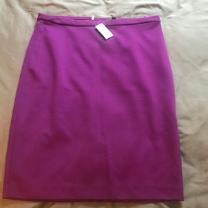 Ponte knit pencil skirt - purple